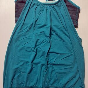 Lululemon Teal Racerback Built‑In Bra Tank – Size 6